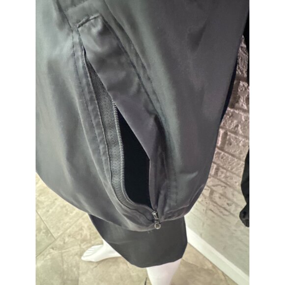 Adidas AEROREADY Essentials 3-Stripes Men Black Hooded Windbreaker Size XXL - Picture 4 of 9